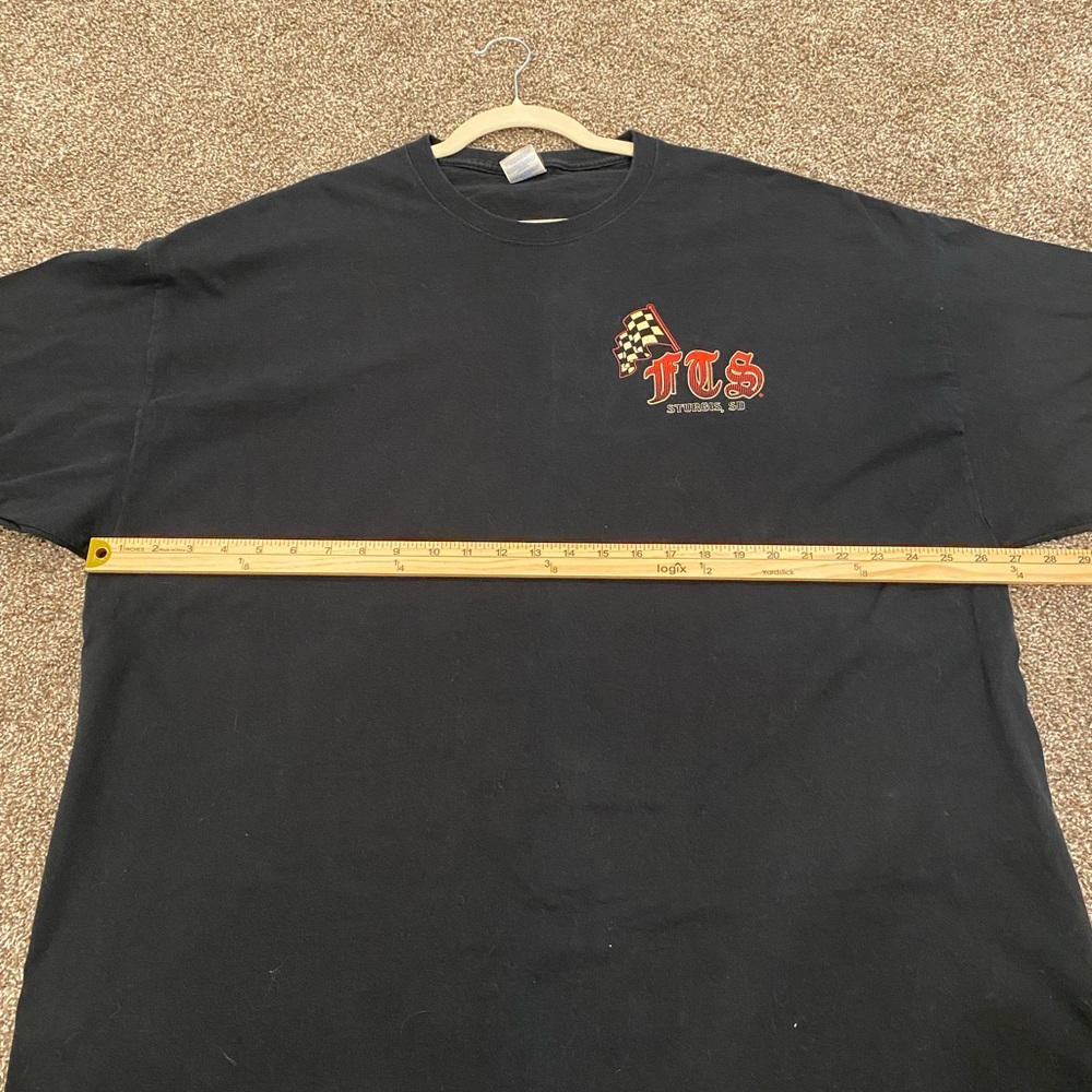 Full Throttle Saloon Sturgis Merchandise Ride Hard Party Hard Big and Tall Tee - Picture 6 of 7
